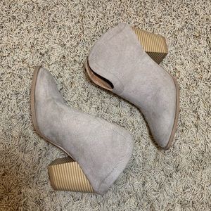 Stone Qupid Backless Ankle Bootie